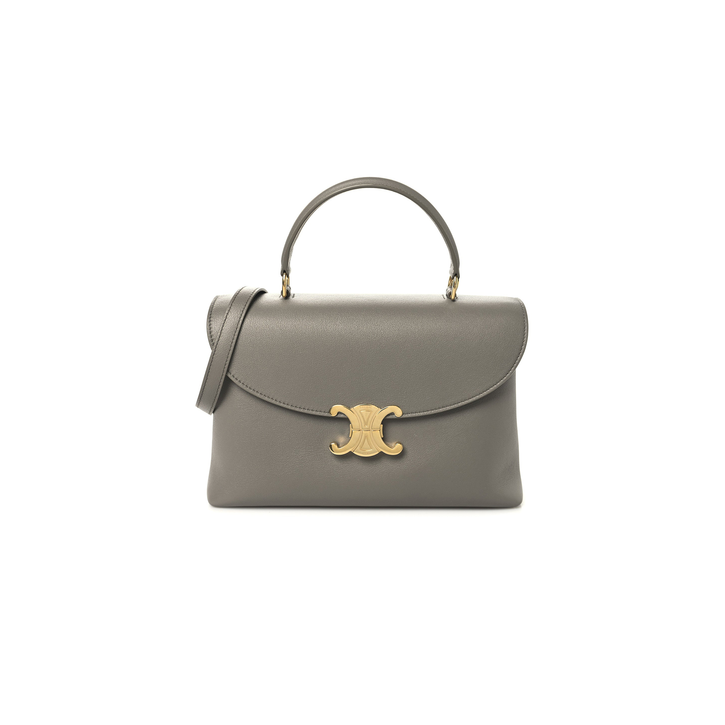 ce1i*e medium nino bag in S*pple grained calfskin 117523fxk-10bl (25*17.5*10cm)